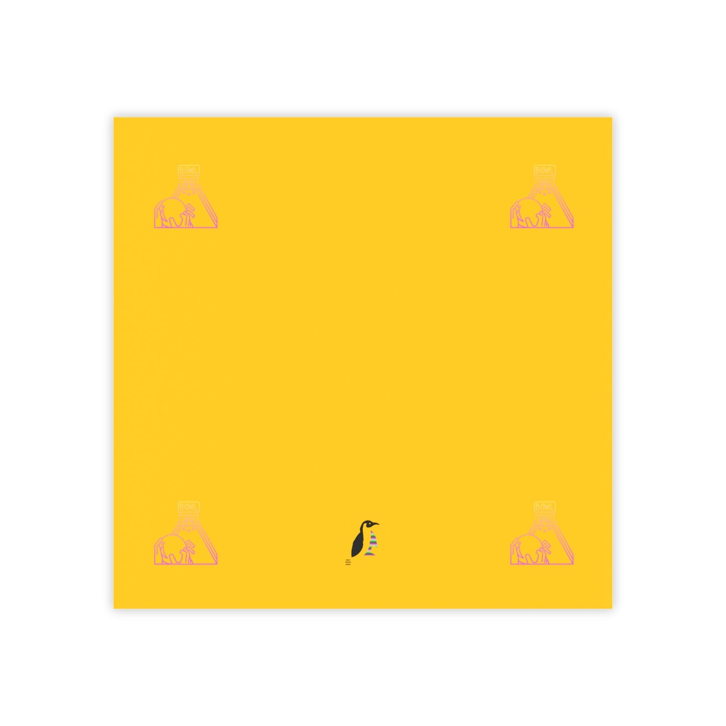 Post-it® Note Pads: Bowling Yellow