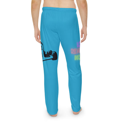 Men's Pajama Pants: Racing Turquoise