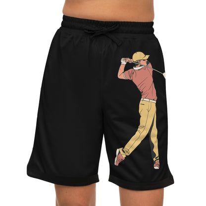 Basketball Rib Shorts: Golf Black