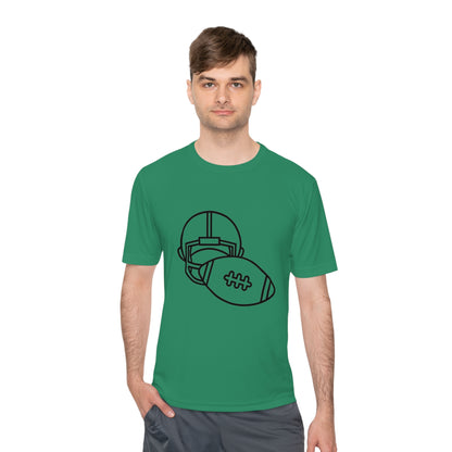 Moisture Wicking Tee: Football #2