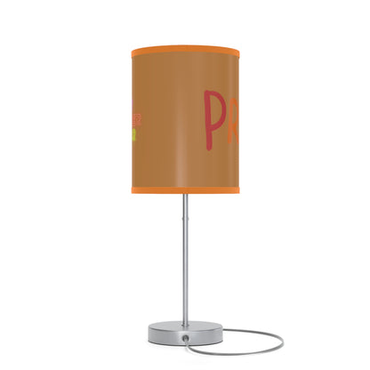 Lamp on a Stand, US|CA plug: LGBTQ Pride Lite Brown