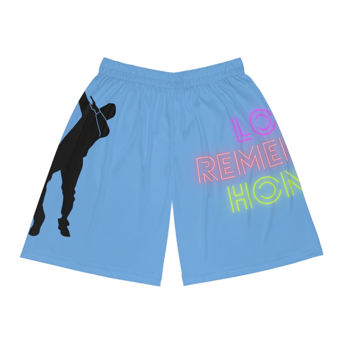 Basketball Shorts: Dance Lite Blue