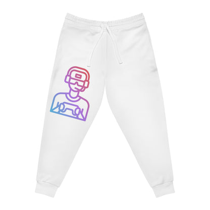 Athletic Joggers: Gaming White