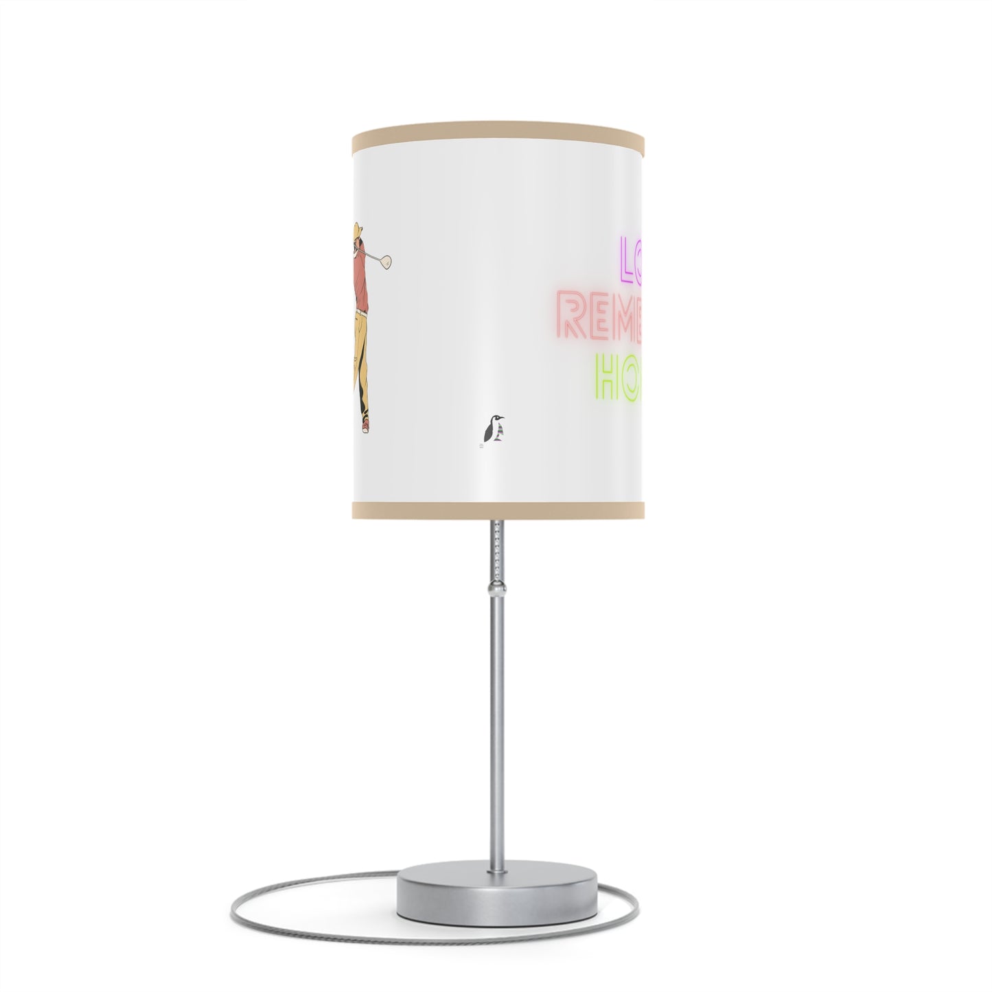 Lamp on a Stand, US|CA plug: Golf White 