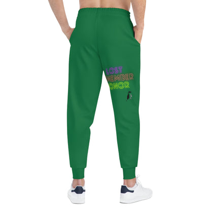 Athletic Joggers: Wrestling Dark Green