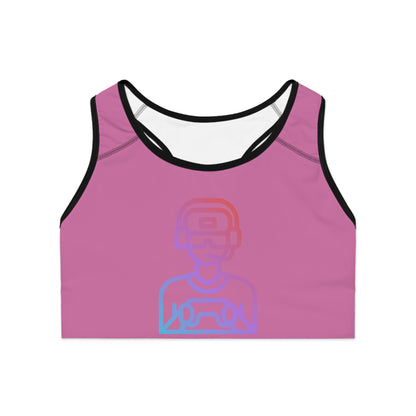 Sports Bra: Gaming Lite Pink