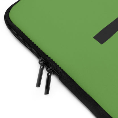 Laptop Sleeve: Fishing Green