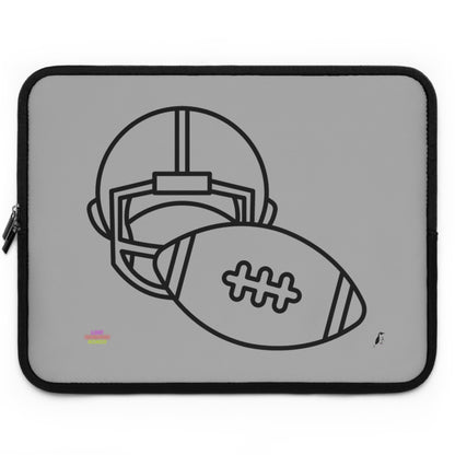 Laptop Sleeve: Football Lite Grey