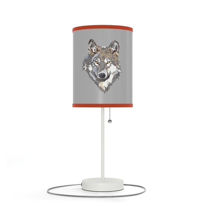 Lamp on a Stand, US|CA plug: Wolves Lite Grey 