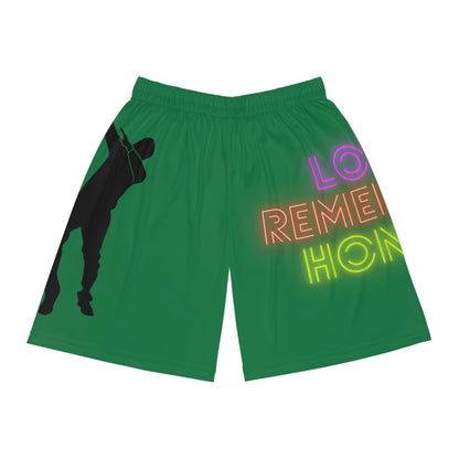 Basketball Shorts: Dance Dark Green