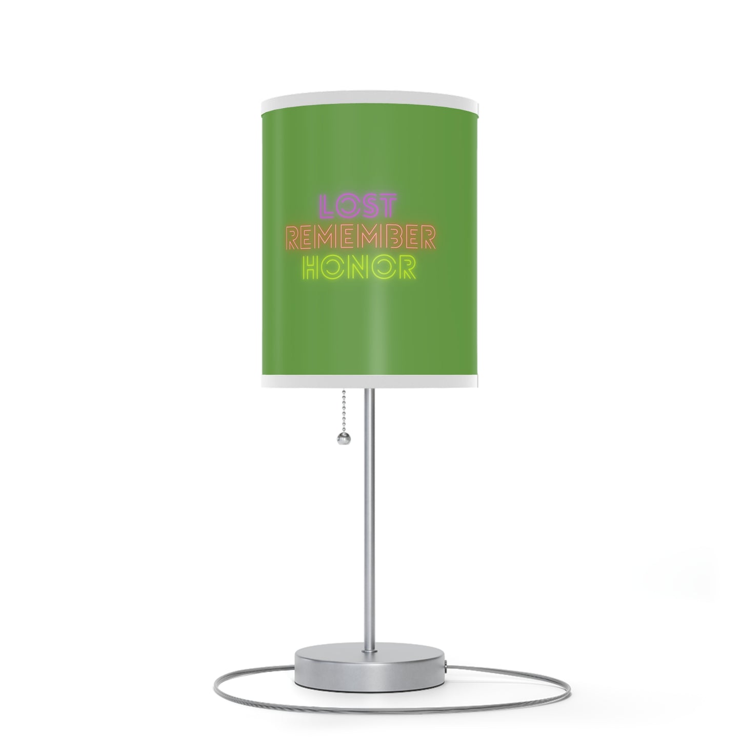 Lamp on a Stand, US|CA plug: LGBTQ Pride Green 