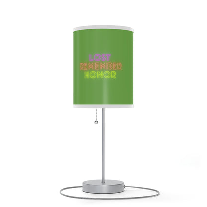 Lamp on a Stand, US|CA plug: LGBTQ Pride Green