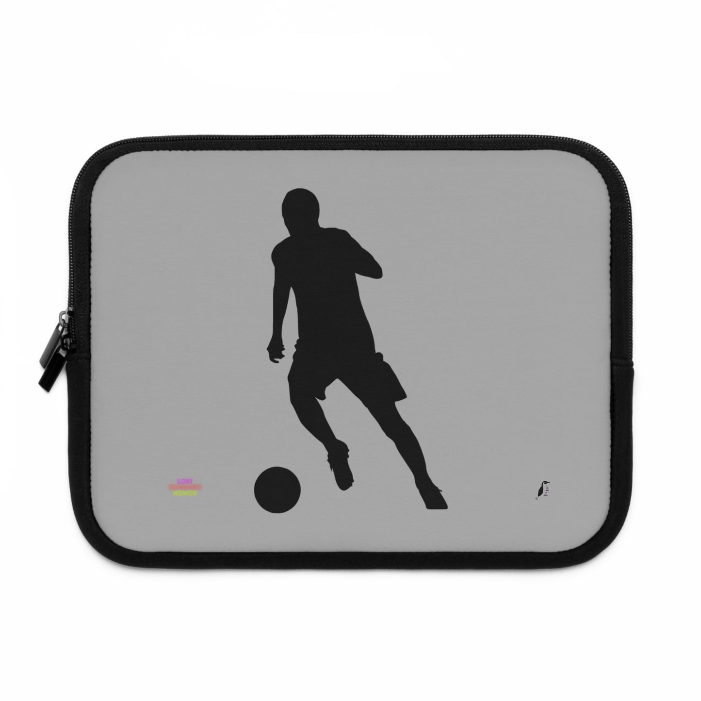 Laptop Sleeve: Soccer Lite Grey