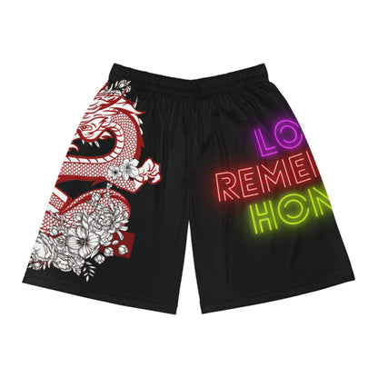 Basketball Shorts: Dragons Black