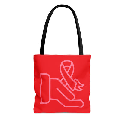 Tote Bag: Fight Cancer Red