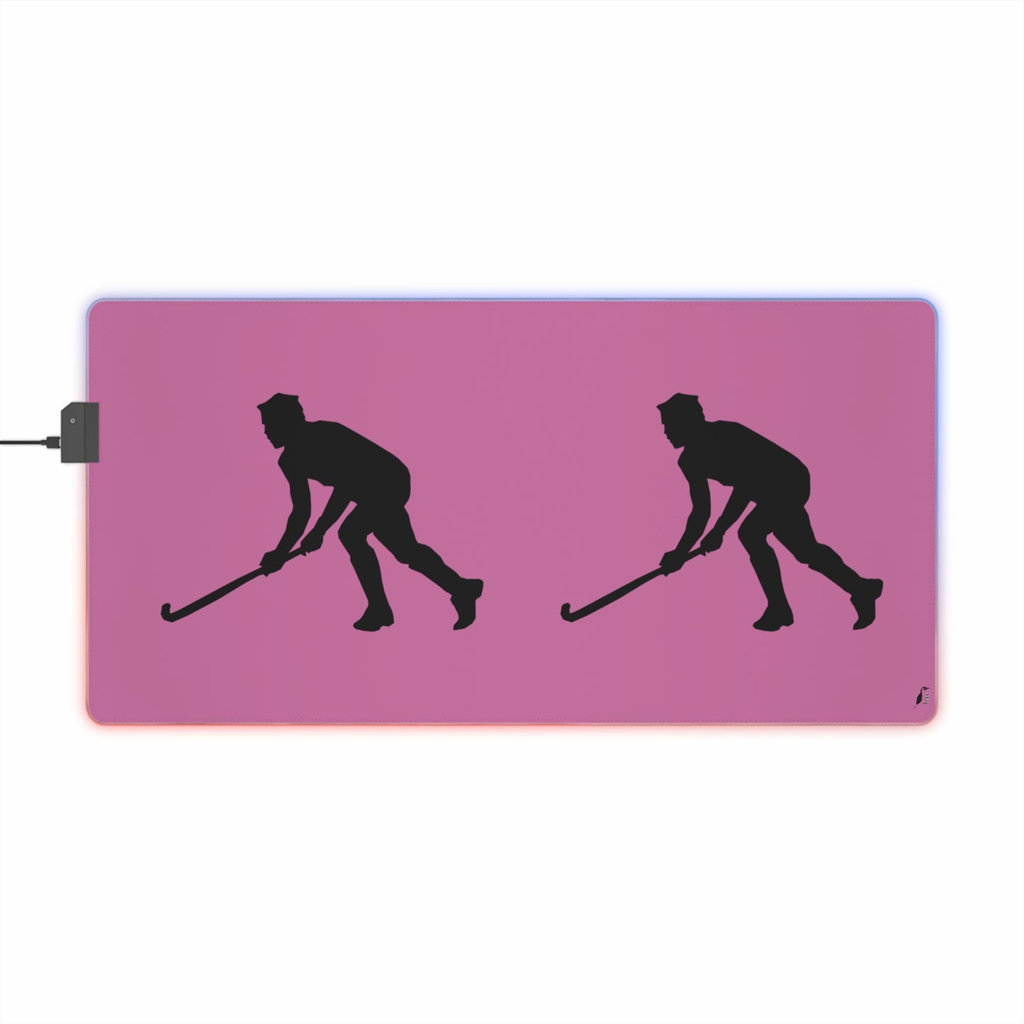LED Gaming Mouse Pad: Hockey Lite Pink