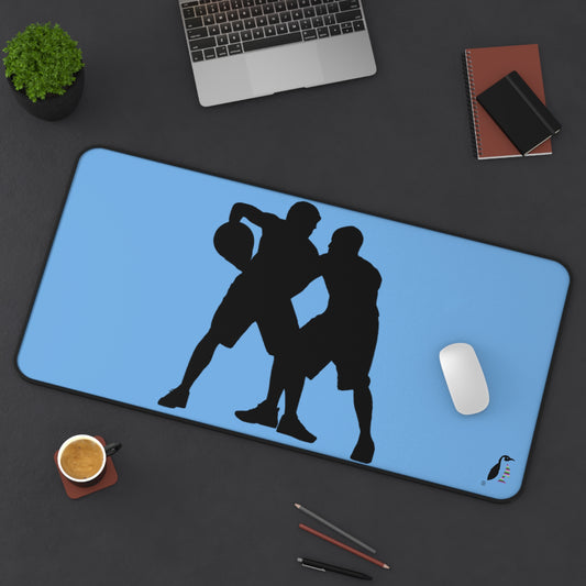 Desk Mat: Basketball Lite Blue