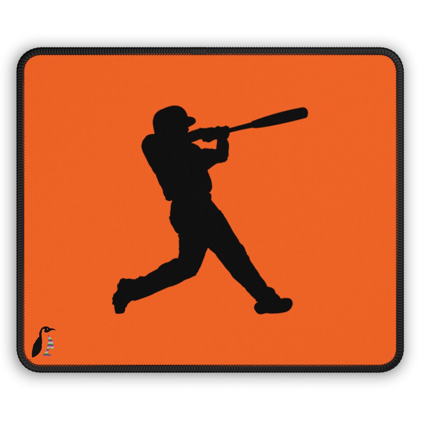 Gaming Mouse Pad: Baseball Orange