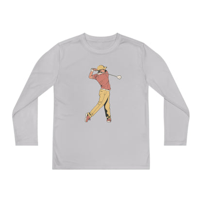 Youth Long Sleeve Competitor Tee: Golf