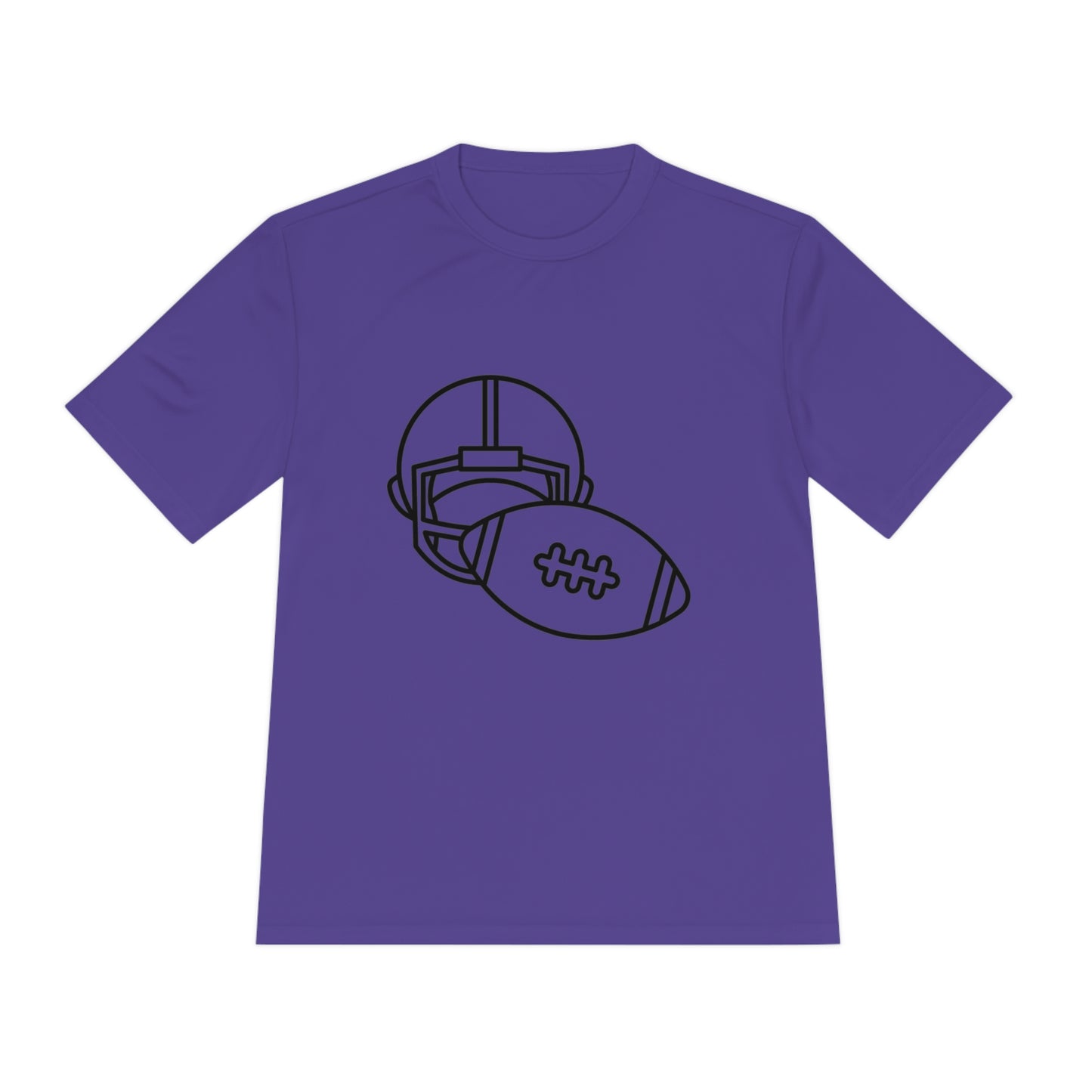 Moisture Wicking Tee: Football #3