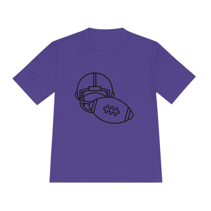 Moisture Wicking Tee: Football #3