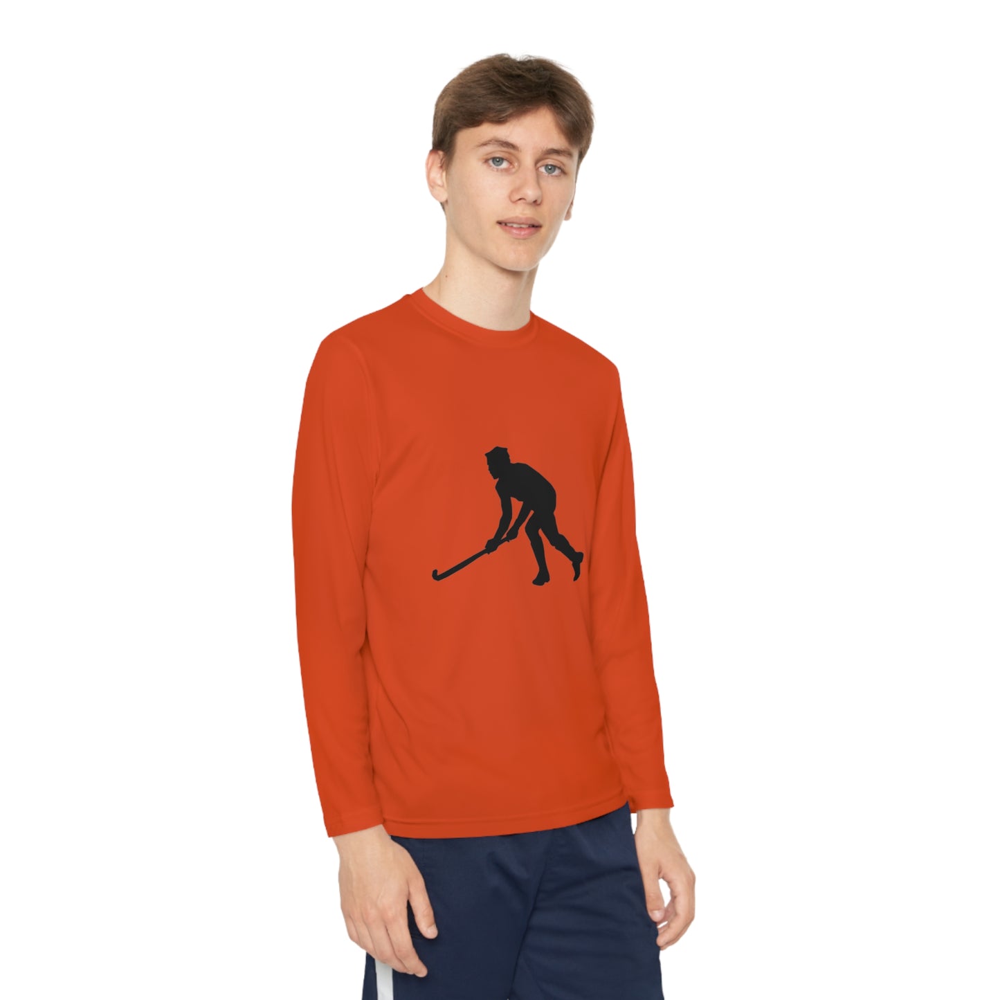 Youth Long Sleeve Competitor Tee: Hockey