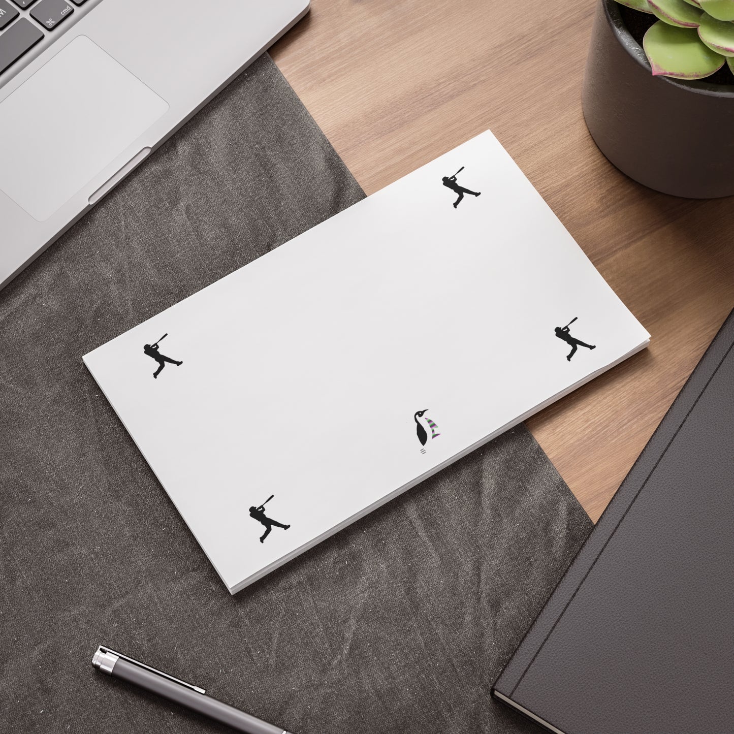 Post-it® Note Pads: Baseball White