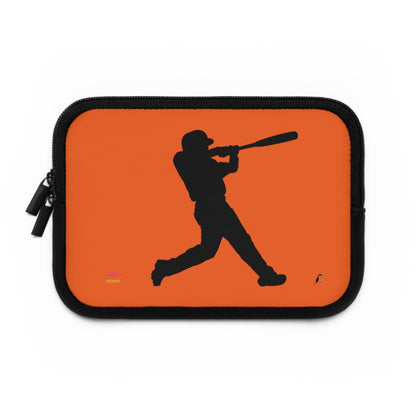 Laptop Sleeve: Baseball Orange