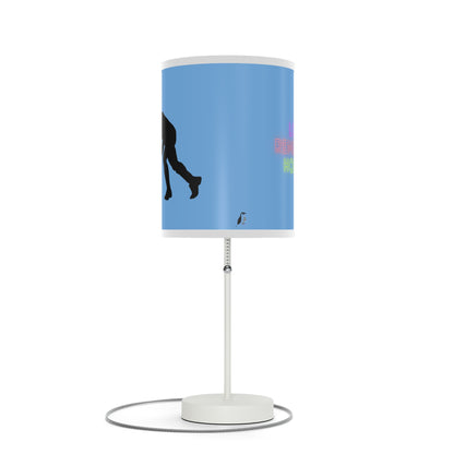 Lamp on a Stand, US|CA plug: Hockey Lite Blue