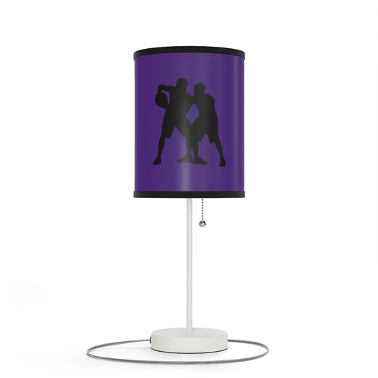 Lamp on a Stand, US|CA plug: Basketball Purple 