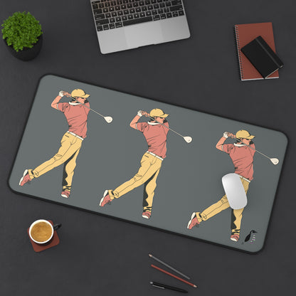 Desk Mat: Golf Dark Grey