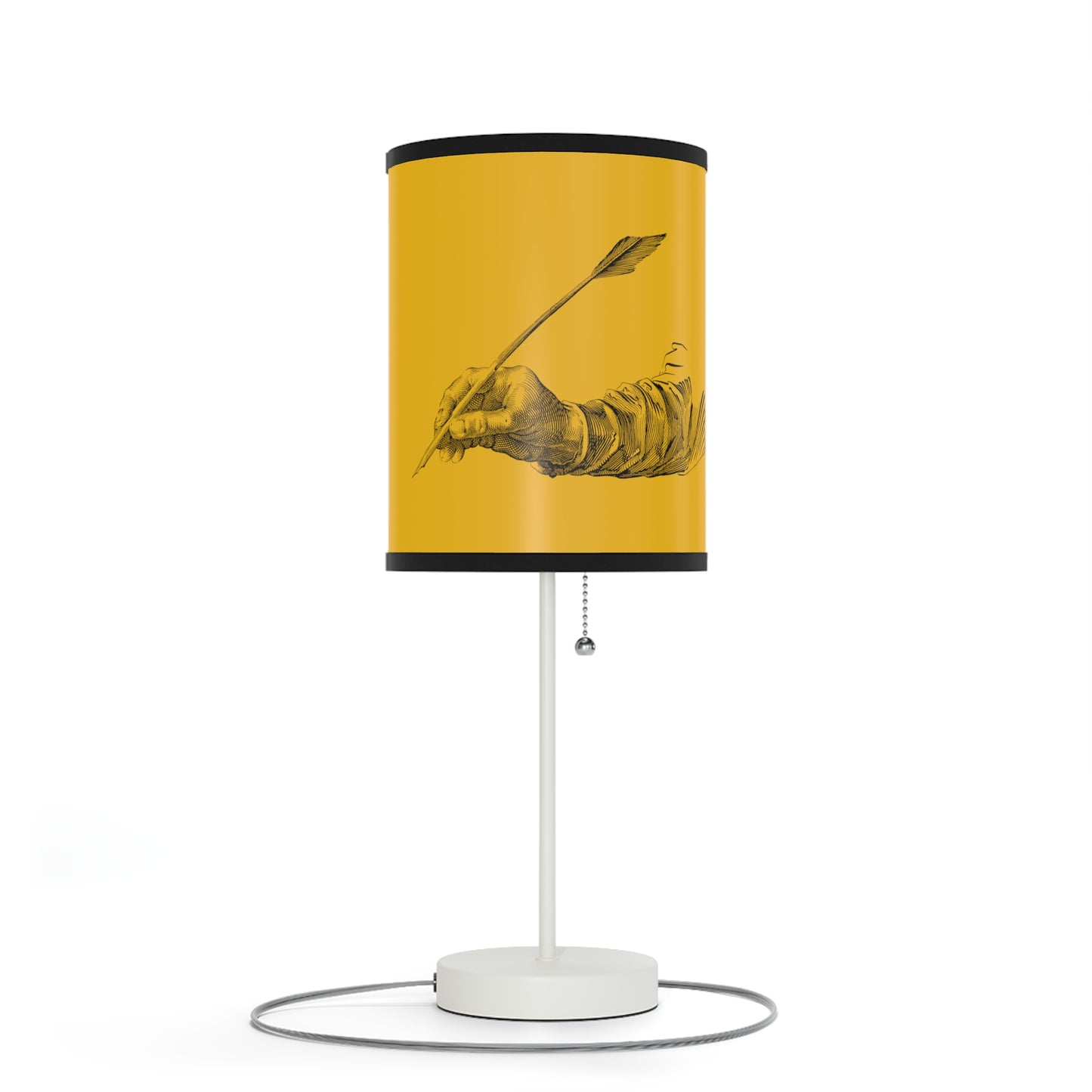 Lamp on a Stand, US|CA plug: Writing Yellow