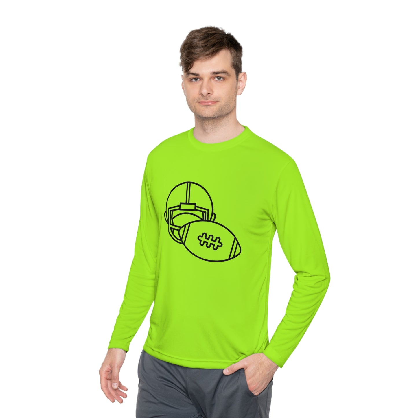 Lightweight Long Sleeve Tee: Football #2