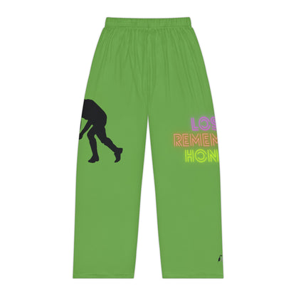 Women's Pajama Pants: Hockey Green