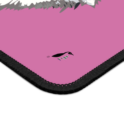 Gaming Mouse Pad: Wolves Lite Pink