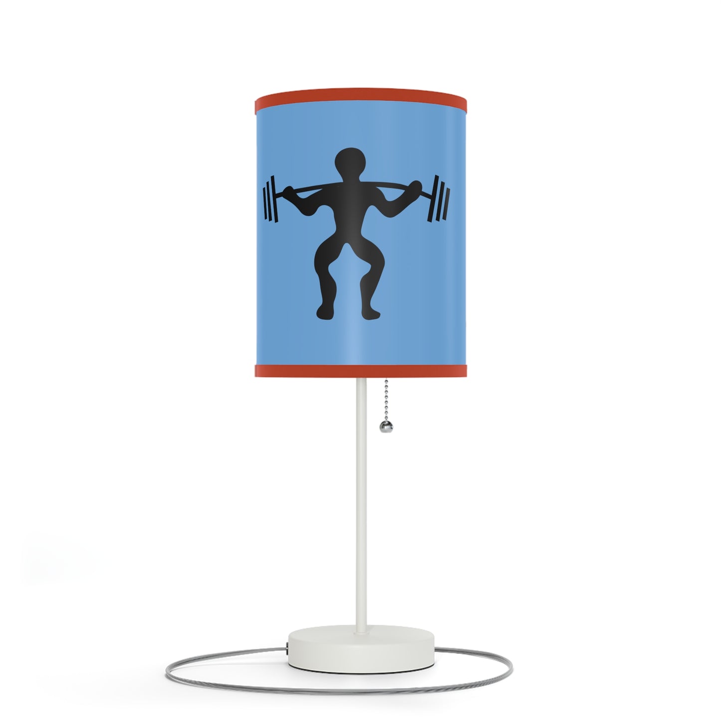 Lamp on a Stand, US|CA plug: Weightlifting Lite Blue