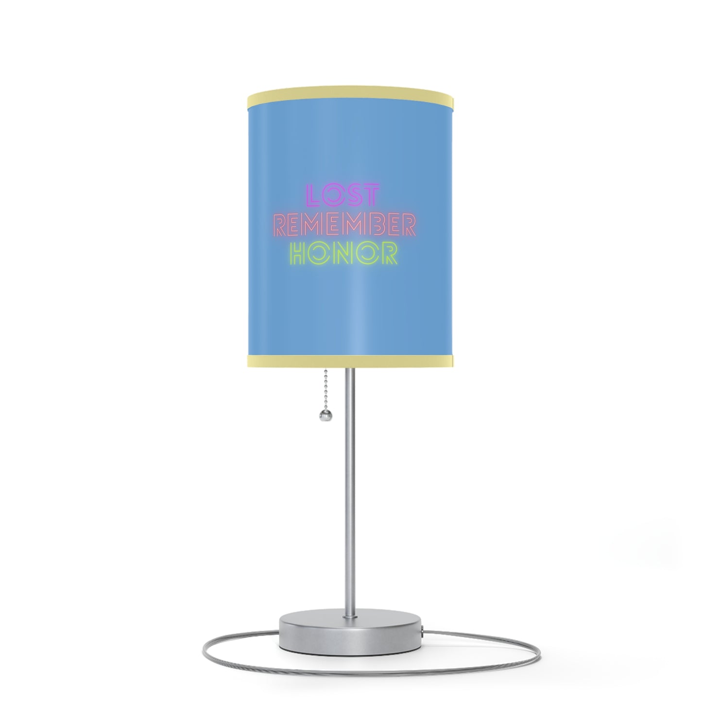 Lamp on a Stand, US|CA plug: Bowling Lite Blue 