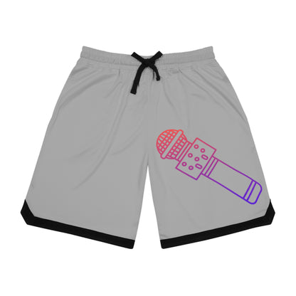 Basketball Rib Shorts: Music Lite Grey