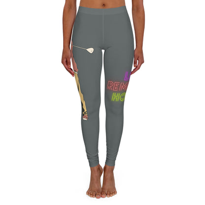 Women's Spandex Leggings: Golf Dark Grey