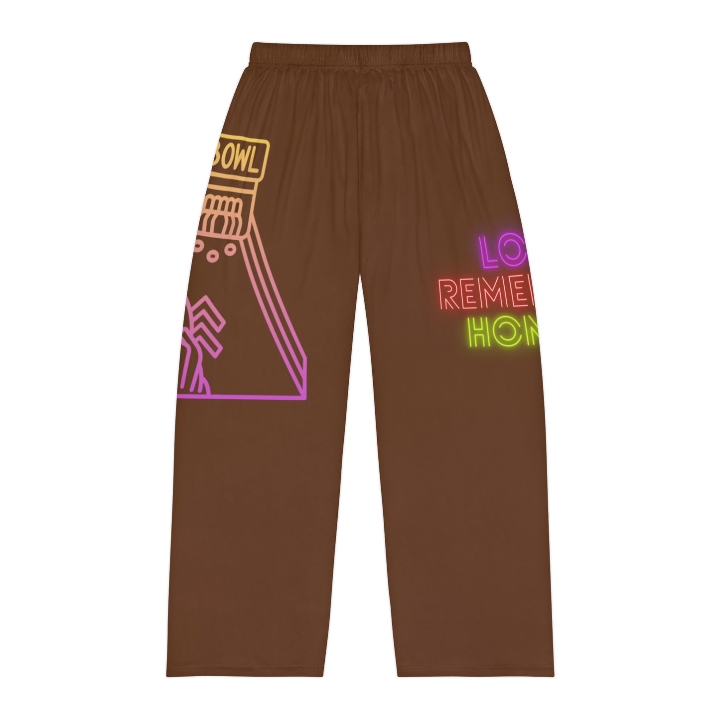 Men's Pajama Pants: Bowling Brown