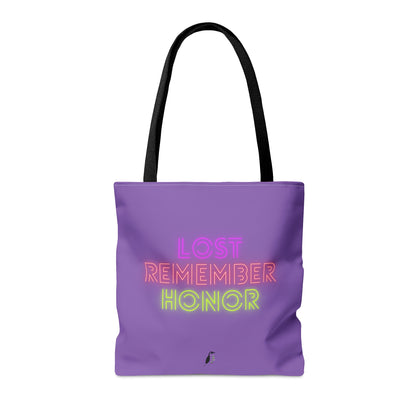 Tote Bag: Baseball Lite Purple