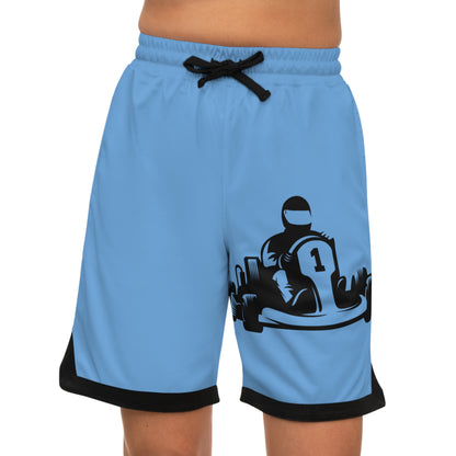 Basketball Rib Shorts: Racing Lite Blue