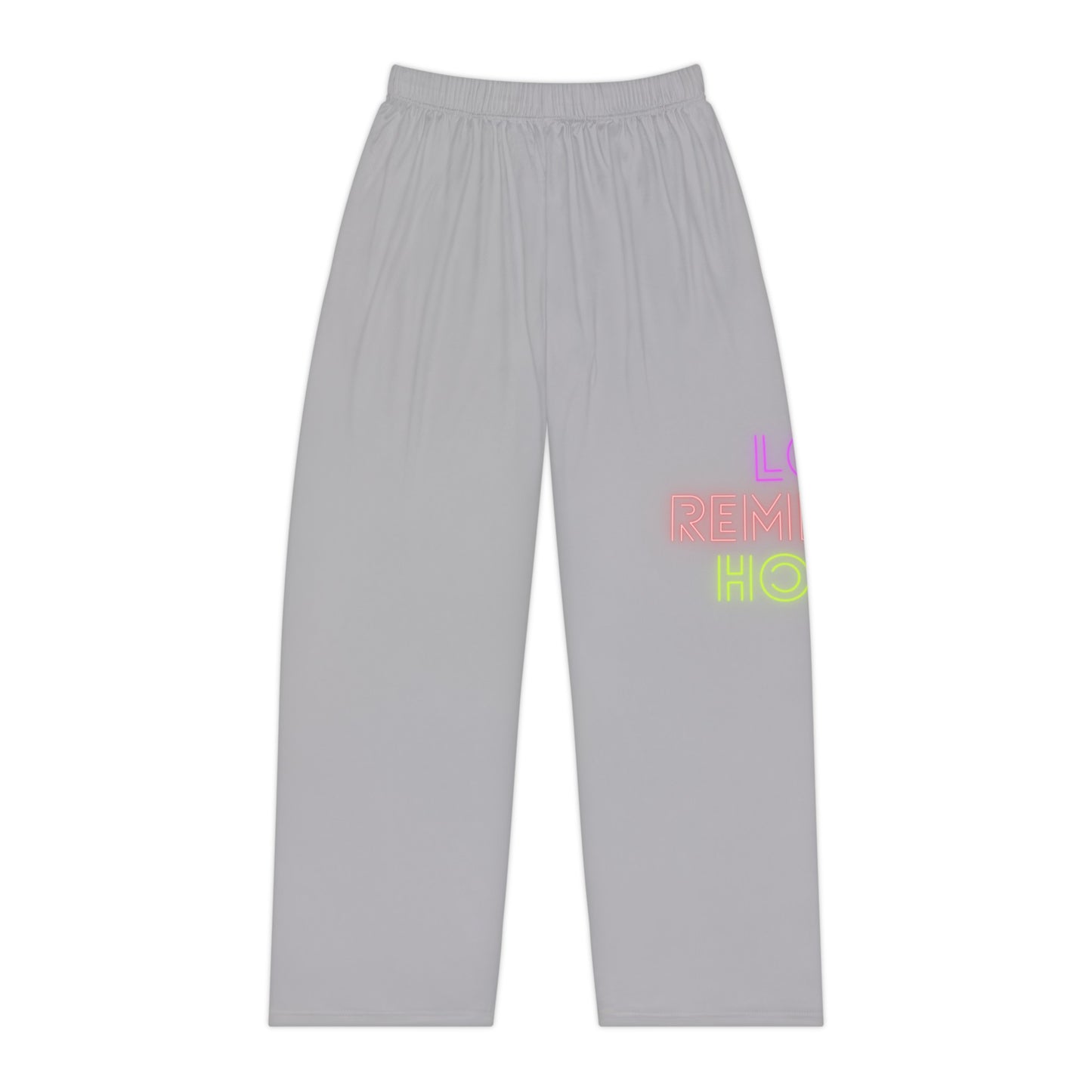 Women's Pajama Pants: Lost Remember Honor Lite Grey