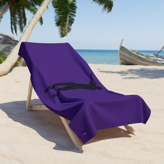 Beach Towel: Dance Purple