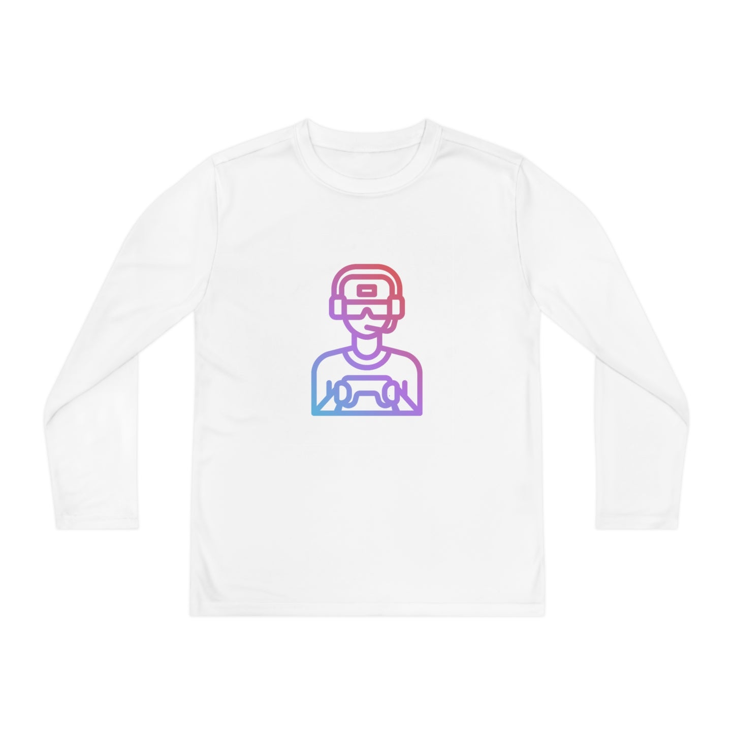 Youth Long Sleeve Competitor Tee: Gaming 