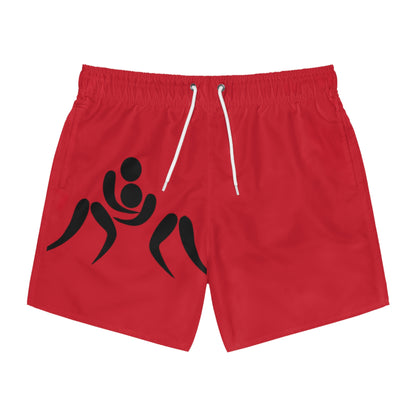 Swim Trunks: Wrestling Dark Red