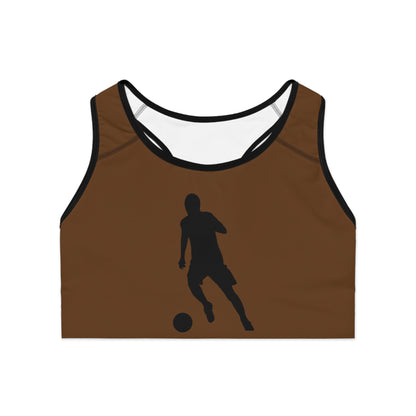 Sports Bra: Soccer Brown