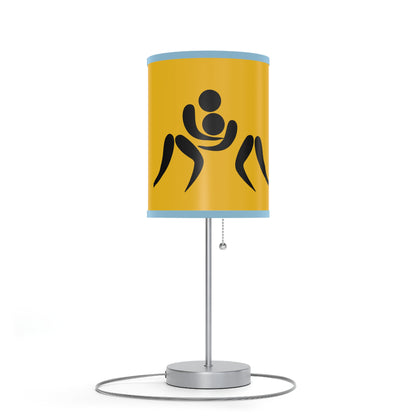 Lamp on a Stand, US|CA plug: Wrestling Yellow