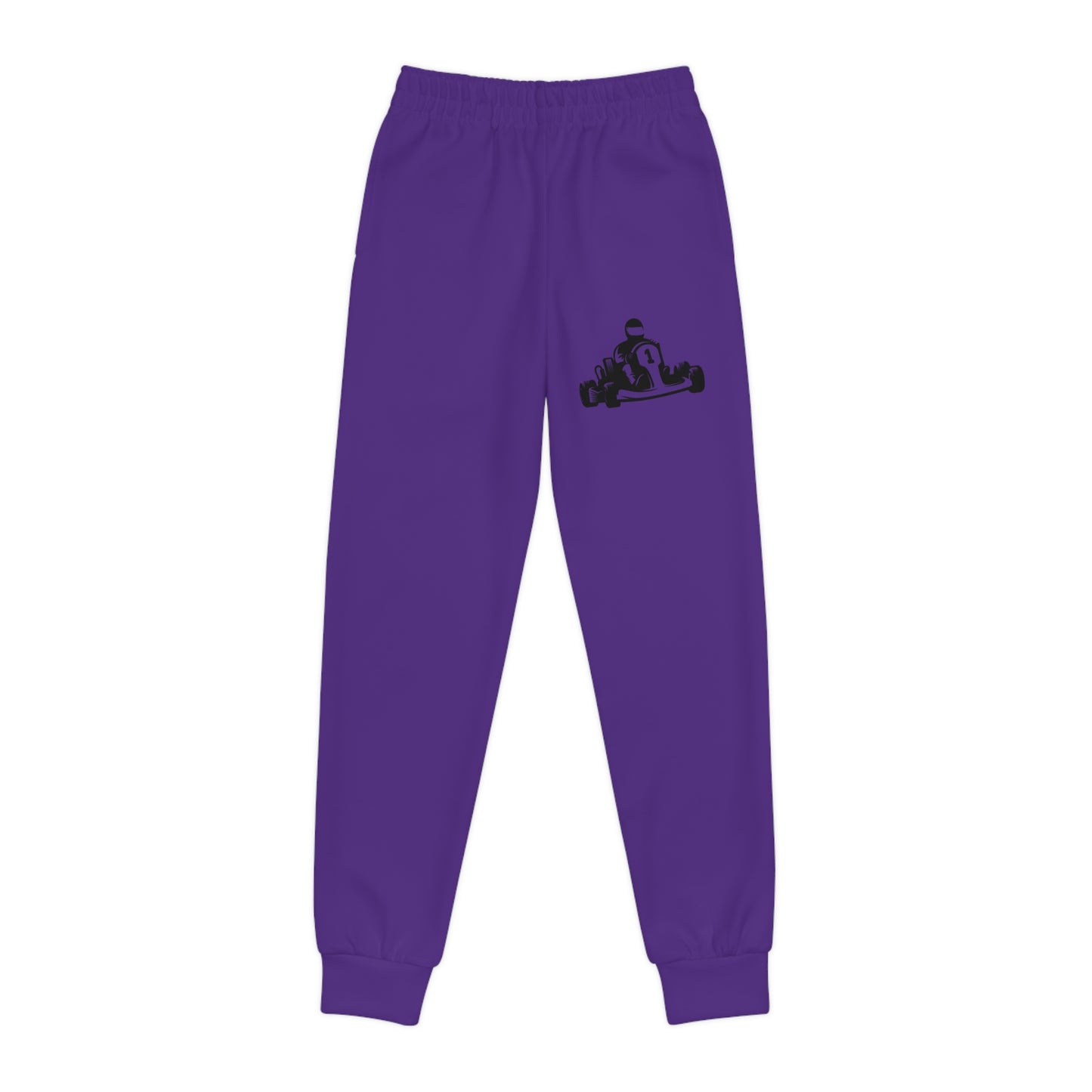 Youth Joggers: Racing Purple