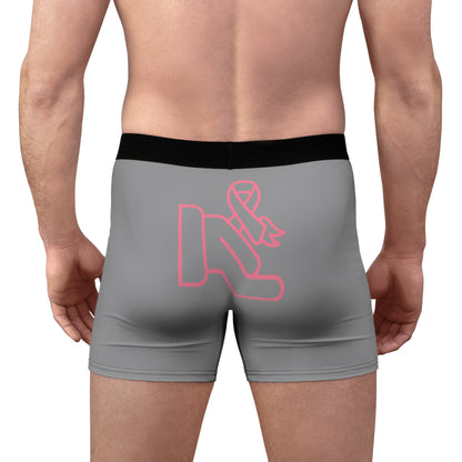 Men's Boxer Briefs: Fight Cancer Grey